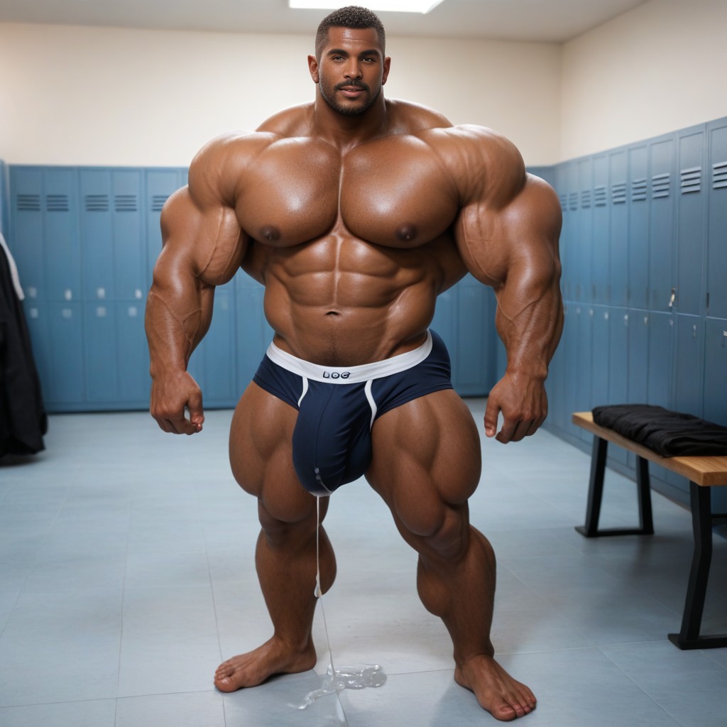 Massive Muscles, Muscular Legs, Extreme Hyper Muscles AI Gay Porn