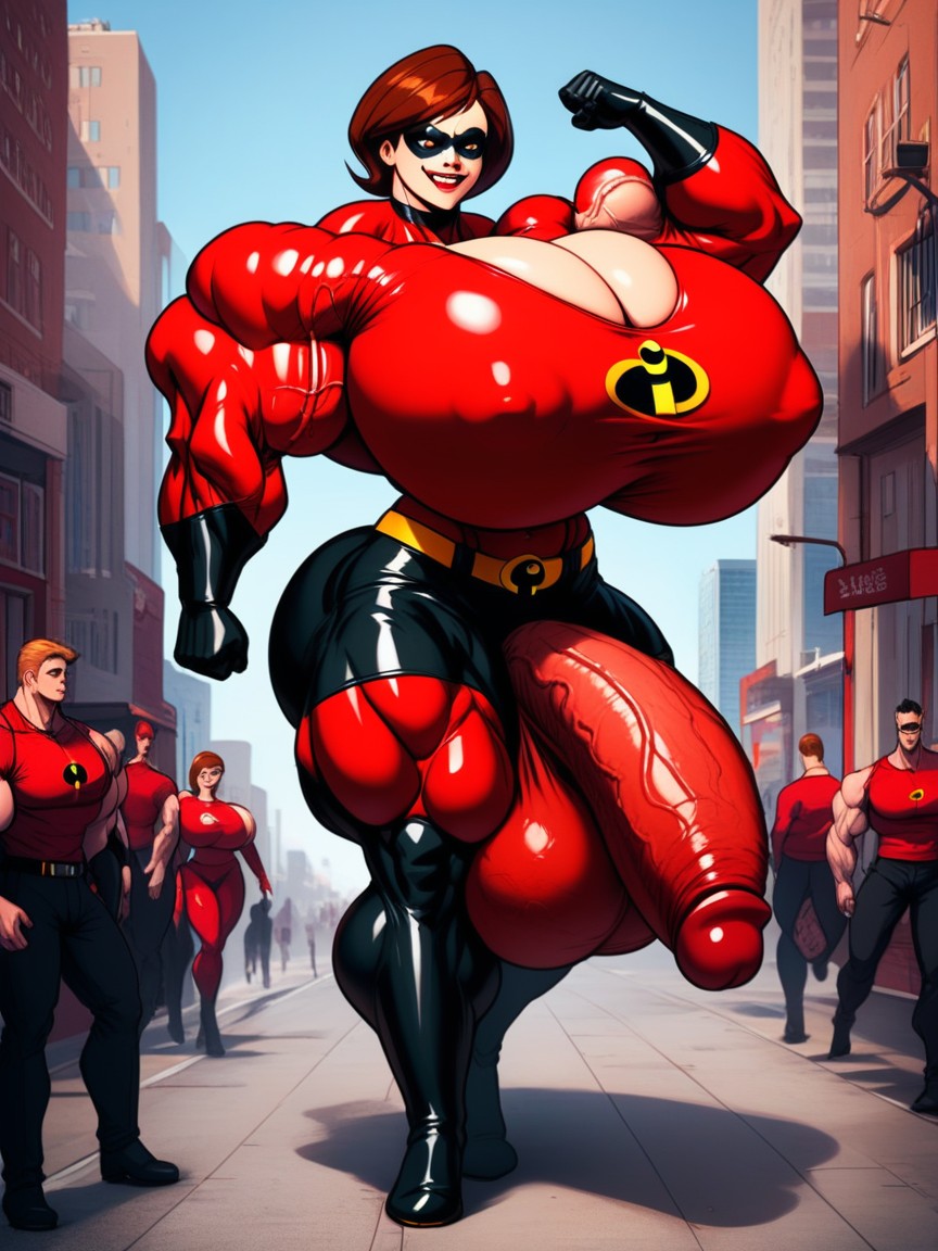 1 Person, Gigantic, Full Body Shemale AI Porn