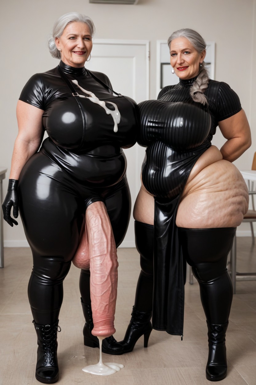 Molded Penis, Cinturón De Condones Usados, Traje De Látex Porno shemale IA