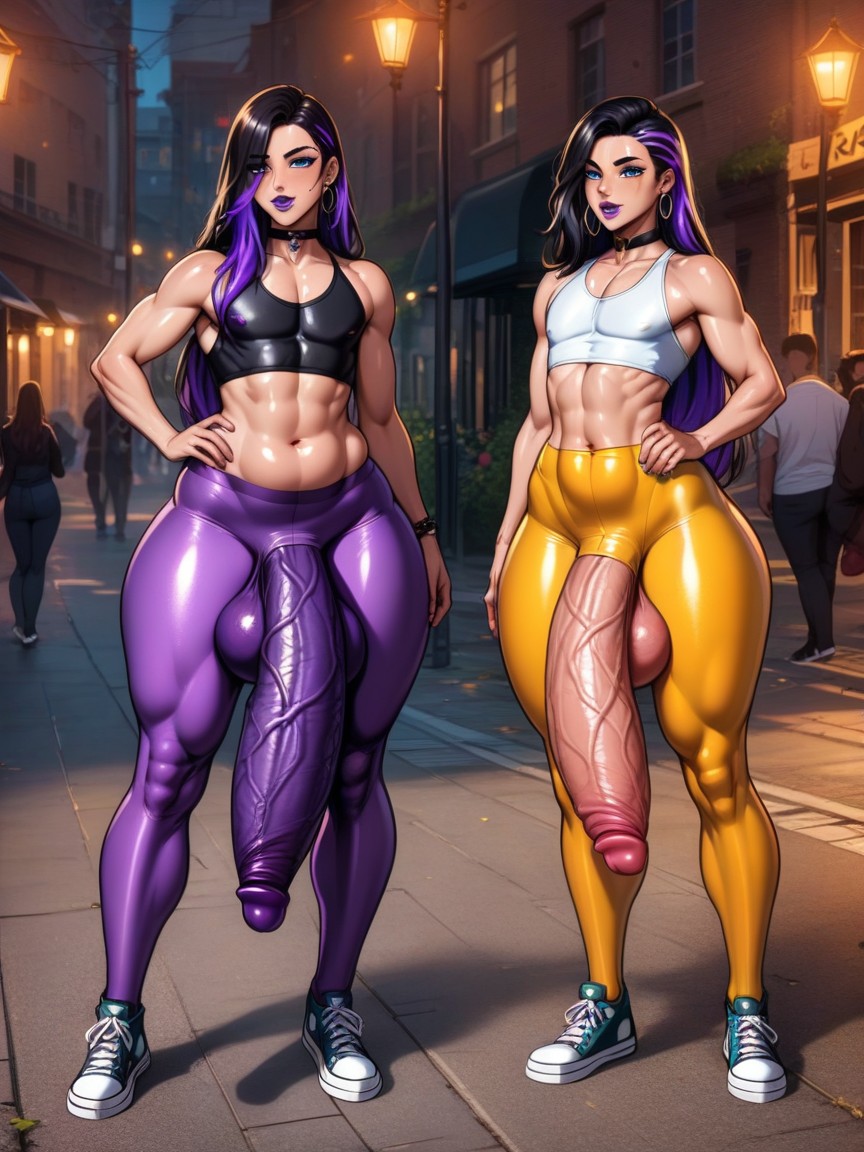 Long Hair, Model, Form Fitting Clothes AI Gay Porn