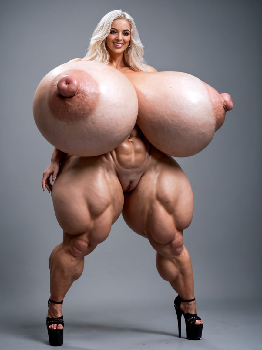 Long Nipples, Huge Nipples, Enlarged Nipples AI Porn