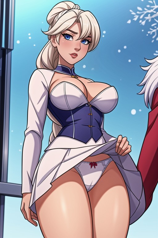 Looking Under Skirt, Upskirt Pov, Weiss Schnee Stood Over You AI同性戀黃片