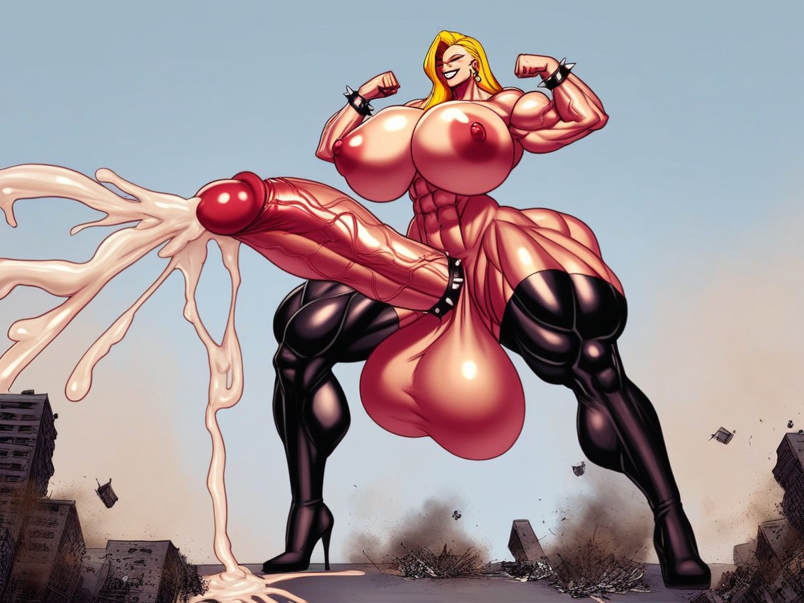 Vieny Cock, Gigantic, Macro Shemale AI Porn