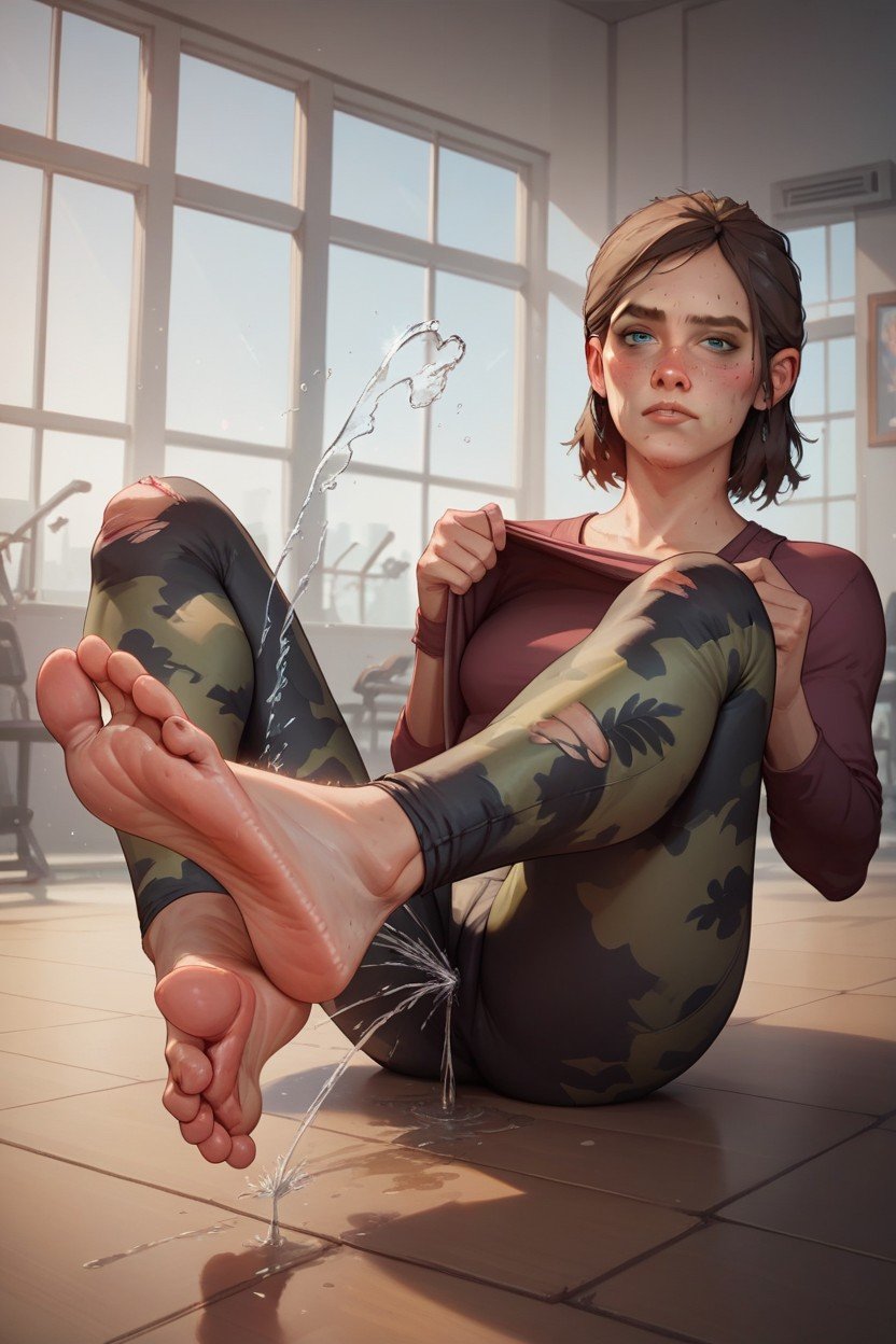 Ripped Camouflage Yoga Pants, Abby From The Last Of Us, Flashing Tits Asian AI Porn