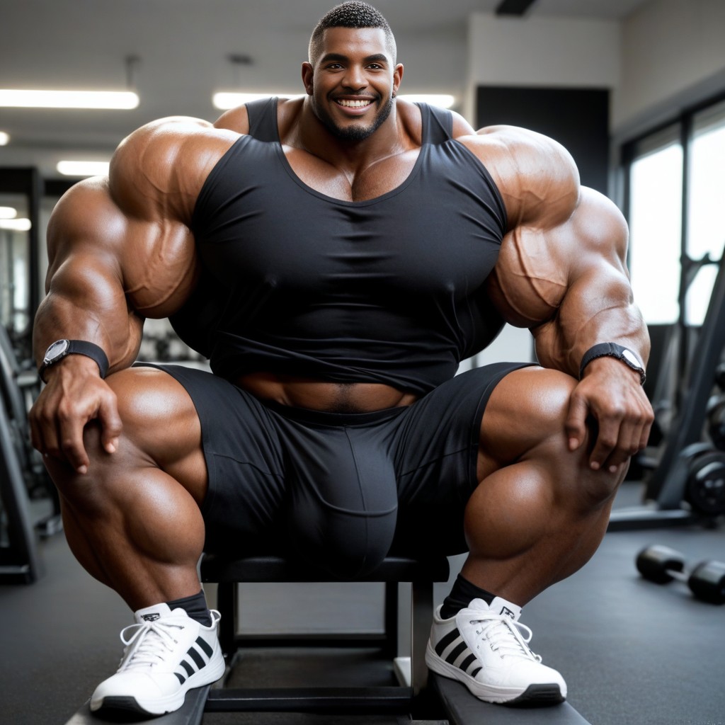 Massive Gigantic Man, T Shirt, 18+ AI Gay Porn