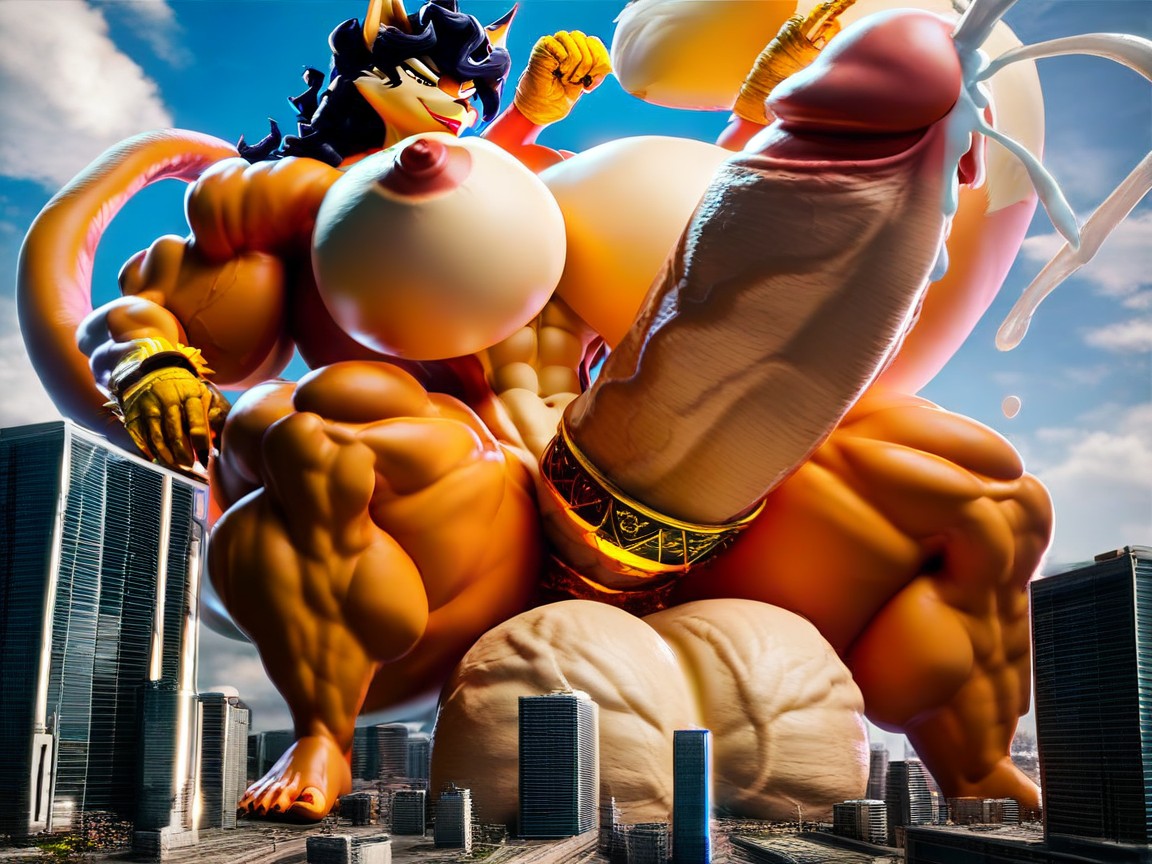 Big Boobs, Holding Cock, Naked 퍼리 AI 포르노