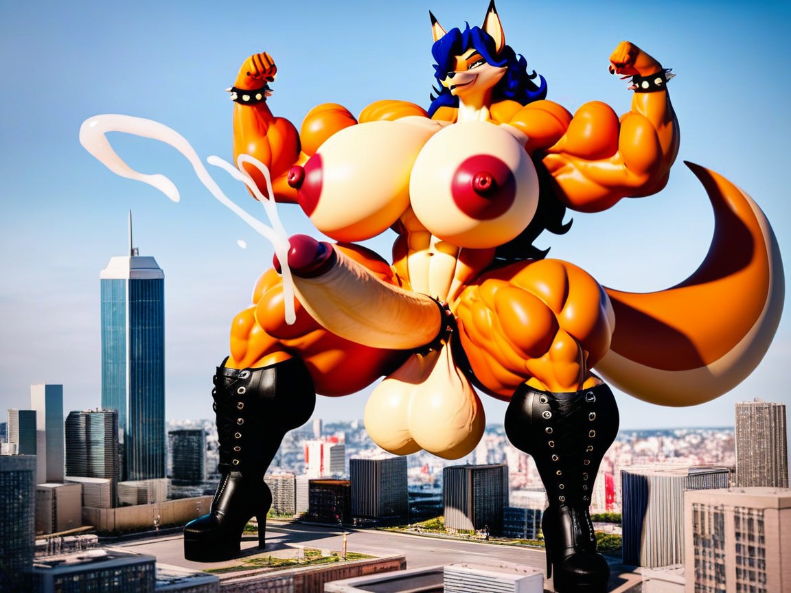 Amazon, Cum, Spiked Bracelet Furry AI Porn