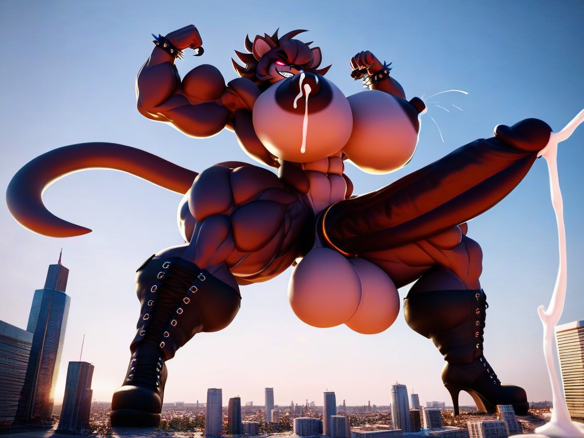 1인, Ultra Muscular, Giantess 퍼리 AI 포르노