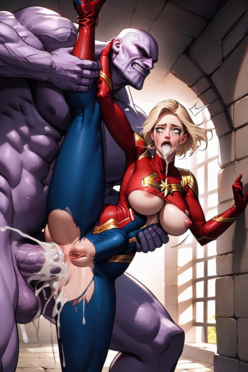 Vomiting Cum, Eyes Wide Open, Detailed Face Hentai AI Porn
