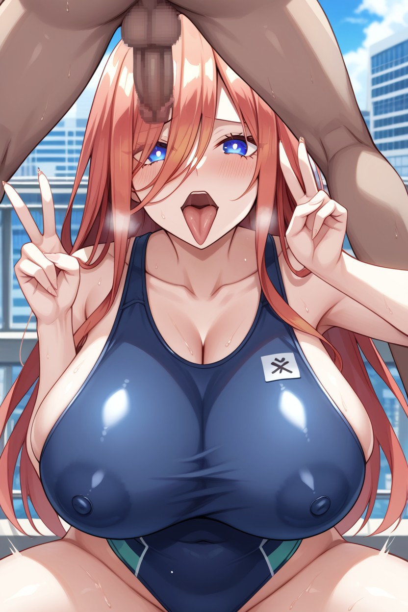 Cm Female, Long Hair, Saggy Breasts Hentai AI Porn