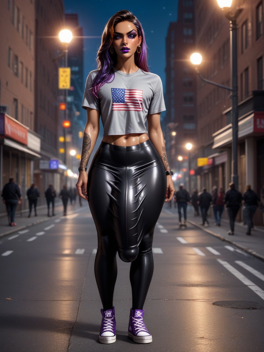 Leggings, Smooth Skin, Hyper Bulge Length AI Gay Porn