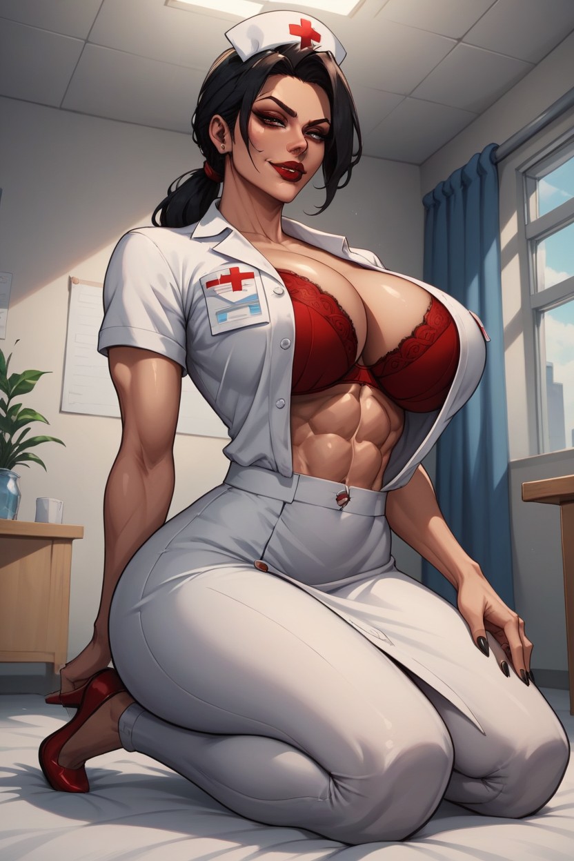 Seductive Stare, Perfect Breasts, Milf Porno IA