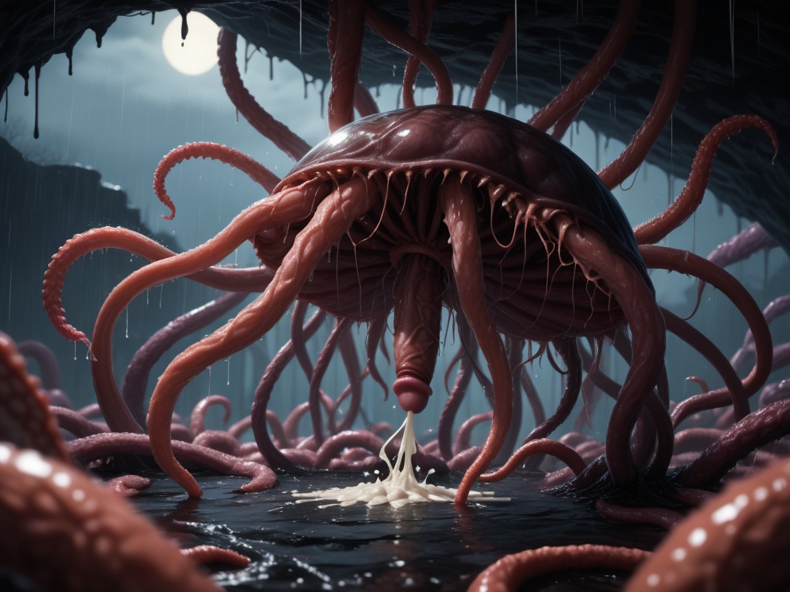 In Hell, Tentacles, View From Front AI Gay Porn