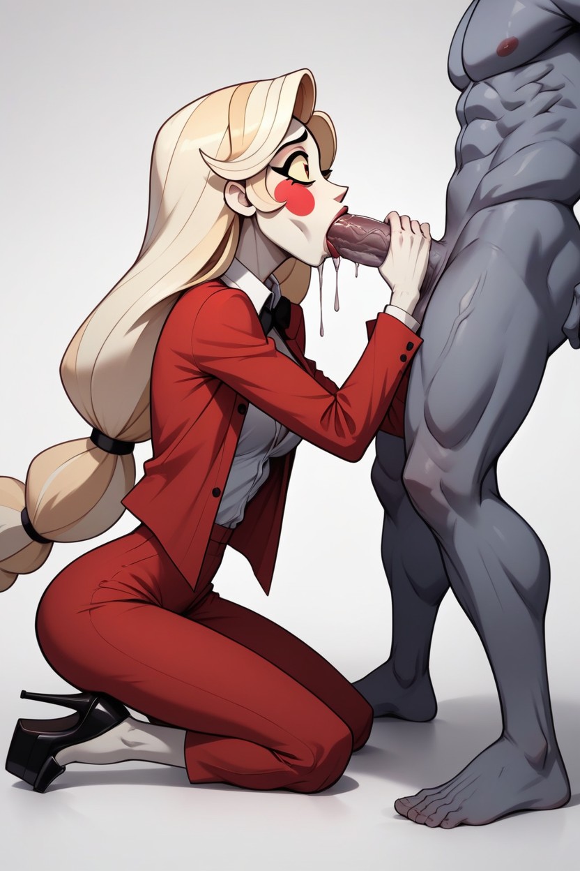 Hard Cock, Large Eyes, Big Cock AI Porn