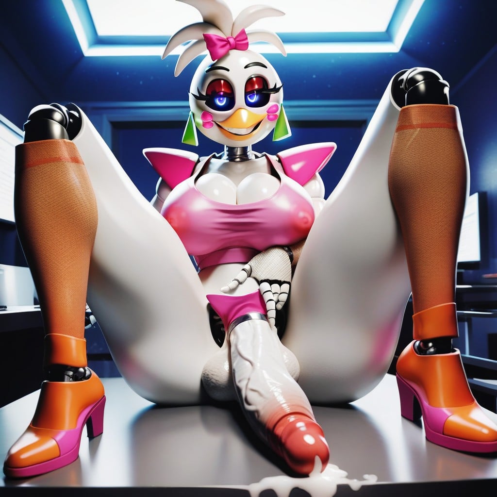 Anthro, Wide Angle, Medium Breast Shemale AI Porn