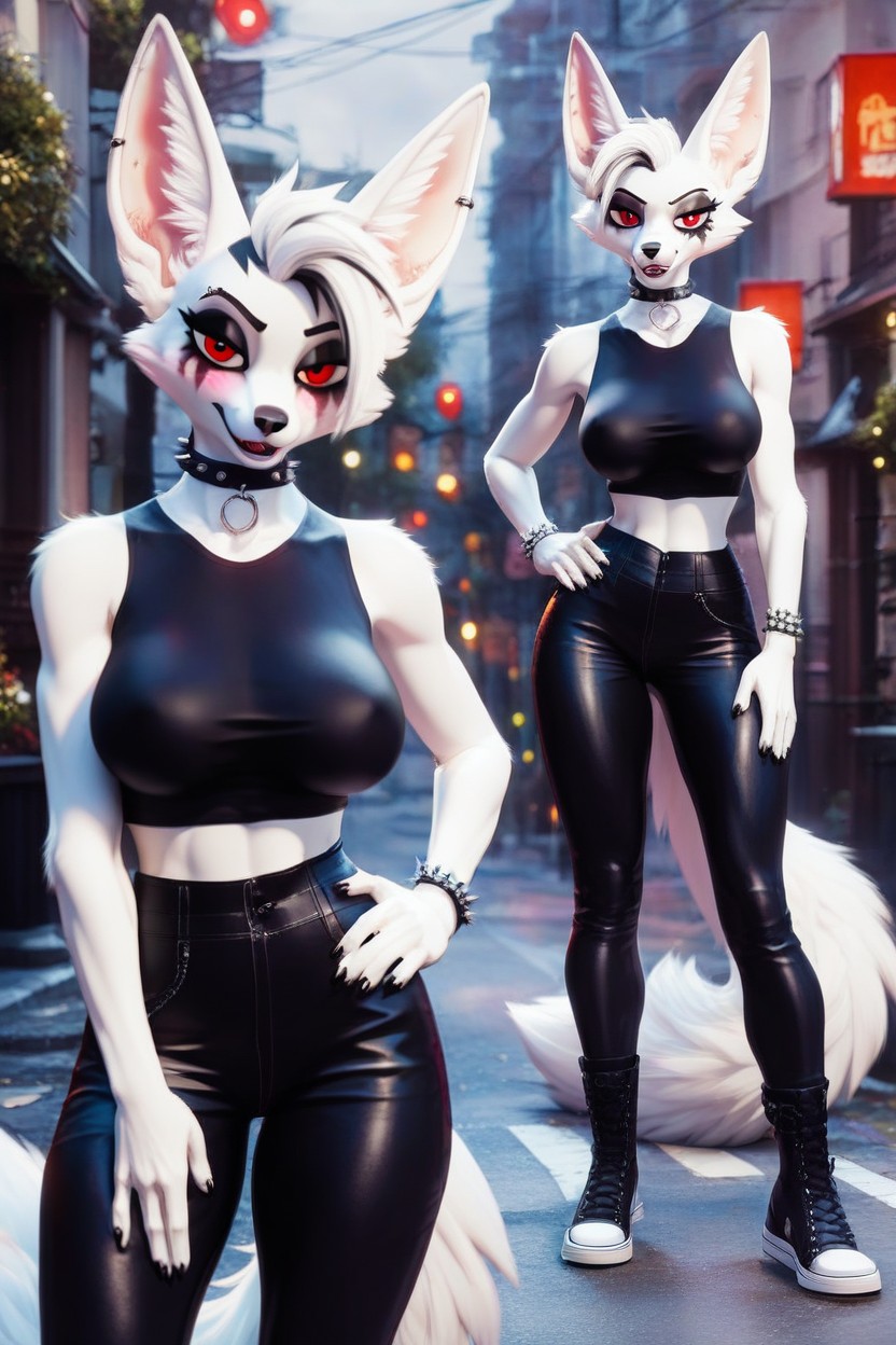 Cute, Droopy Ears, Skinny Furry AI Porn