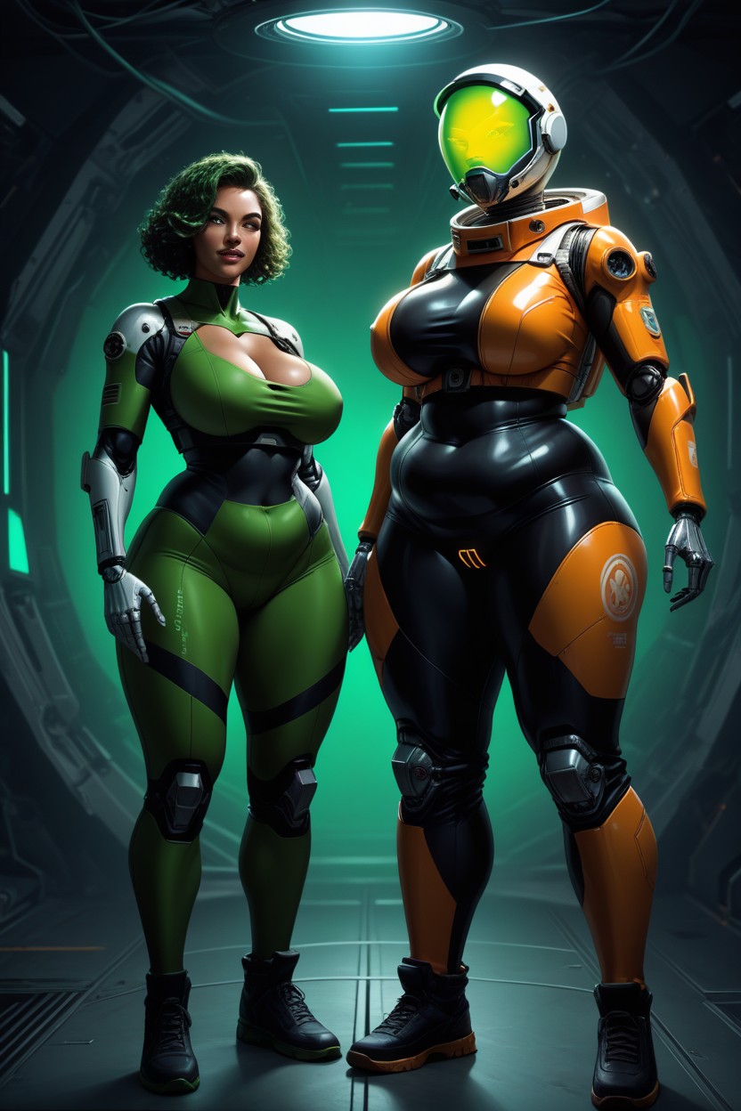 2 Personas, Straight Ass, Ultra Detailed Hentai IA