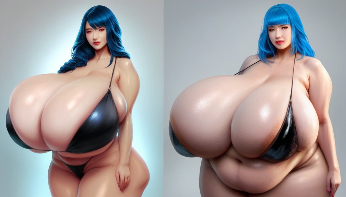 Thick, Extremely Large Ass, Immensely Massively Massive Weight Gain AI Porn
