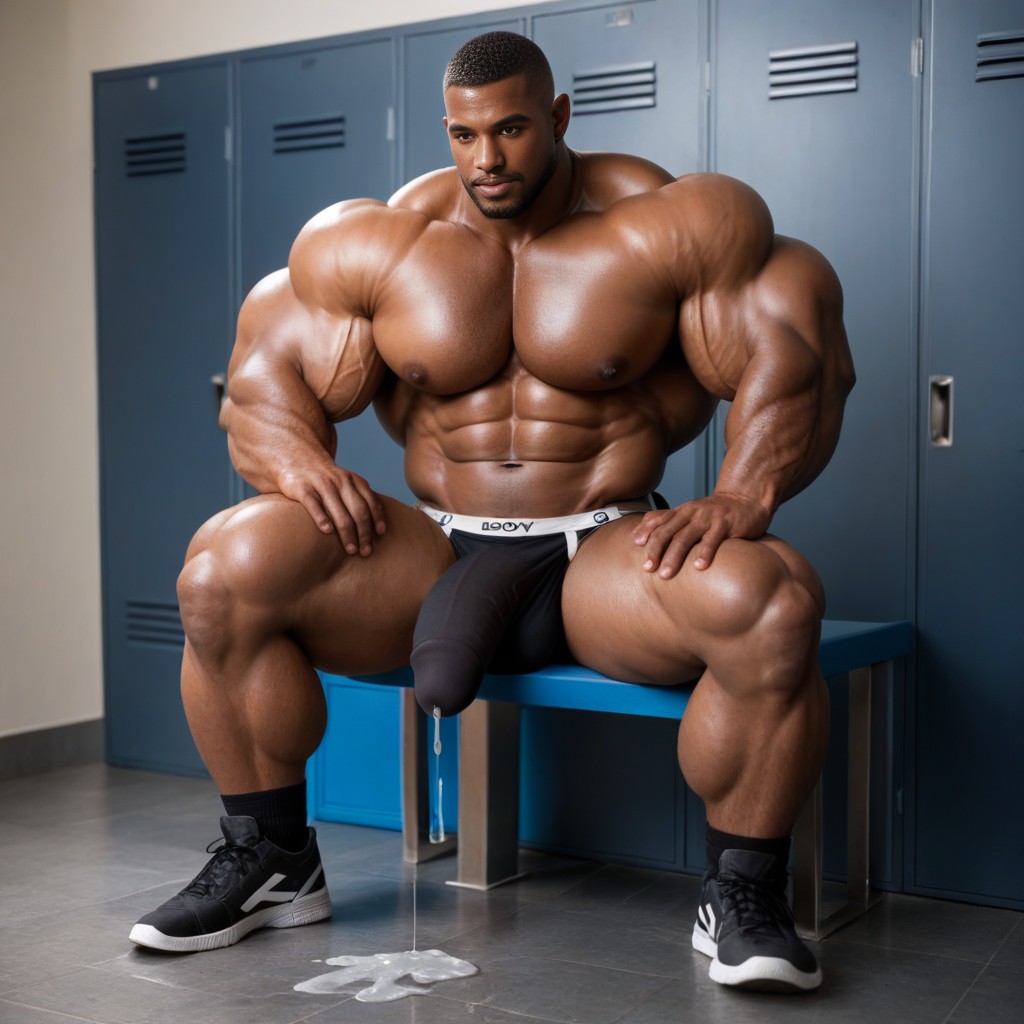 Briefs, Muscular Legs, 1 Person AI Gay Porn