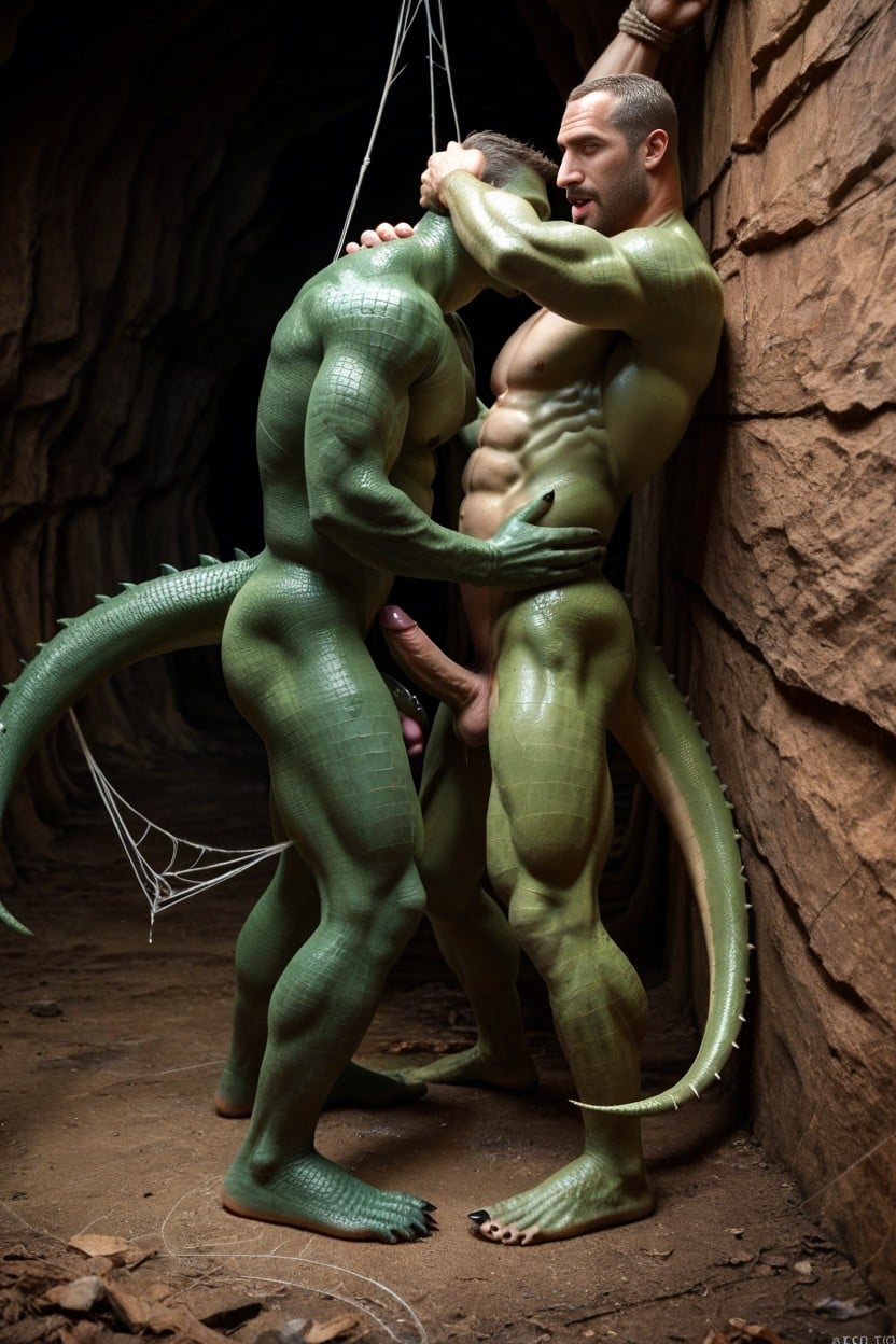 Side Profile, Full Body, Orgasm Face Porno gay IA