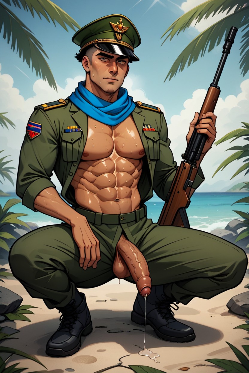 Skinny, Clean Shaved Face, Face AI Gay Porn