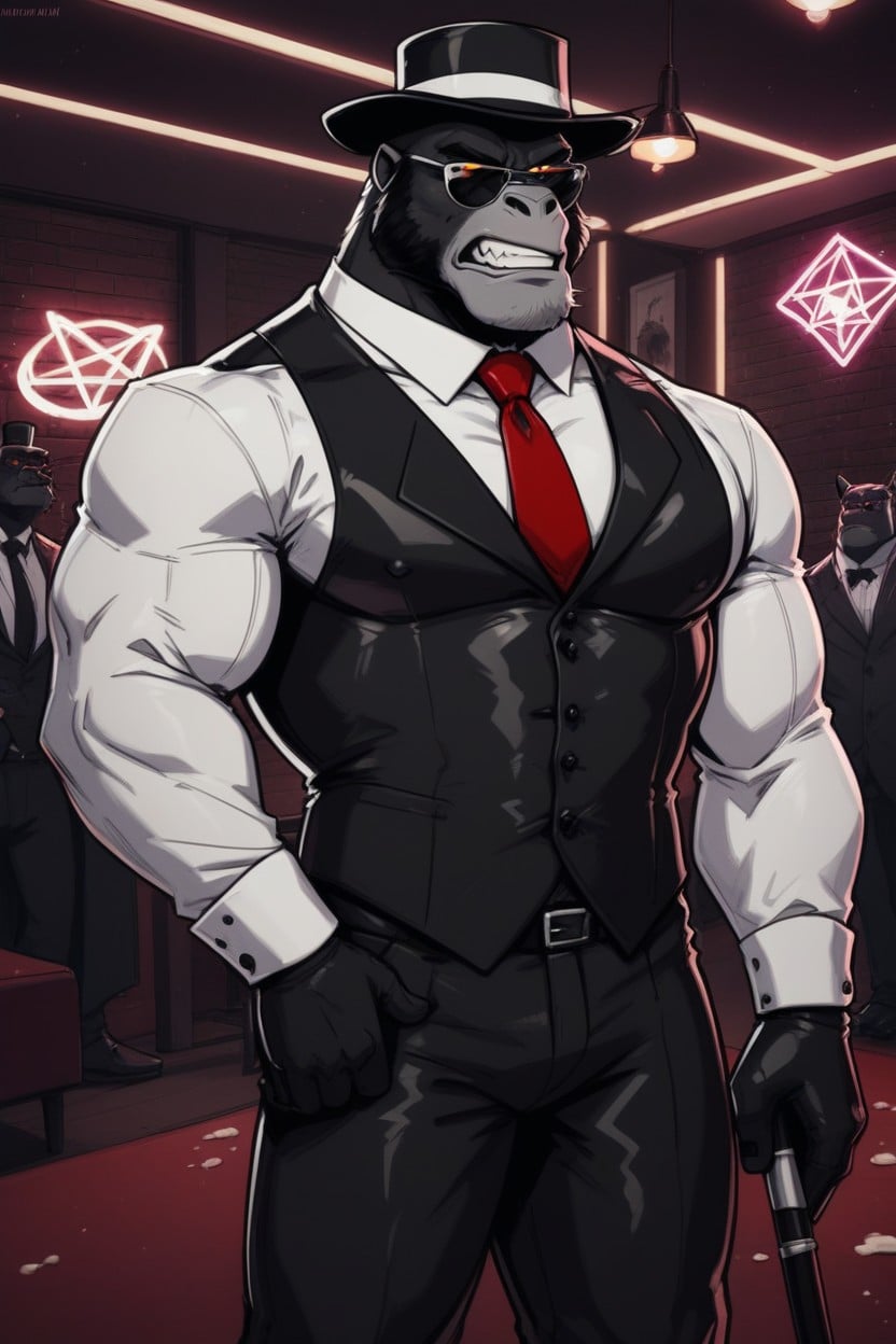 Incredibly Muscular, Dingy, Smokey Furry IA