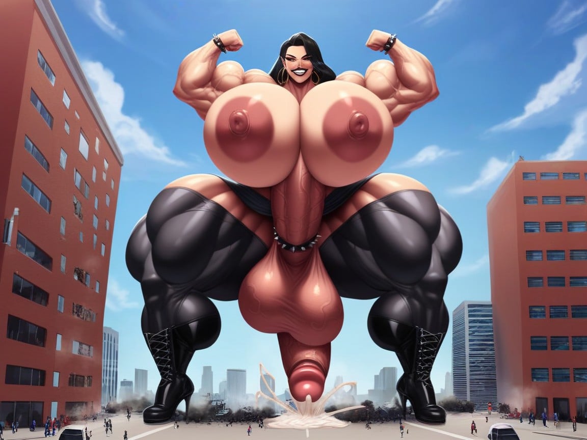 Giantess, Pulsera Con Pinchos, Hyper Cock Porno shemale IA