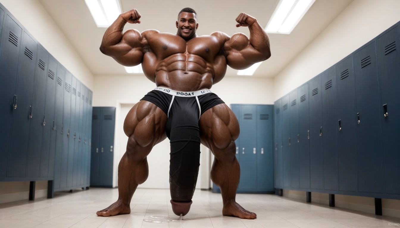 African, African, Gigantic Bulge AI Gay Porn