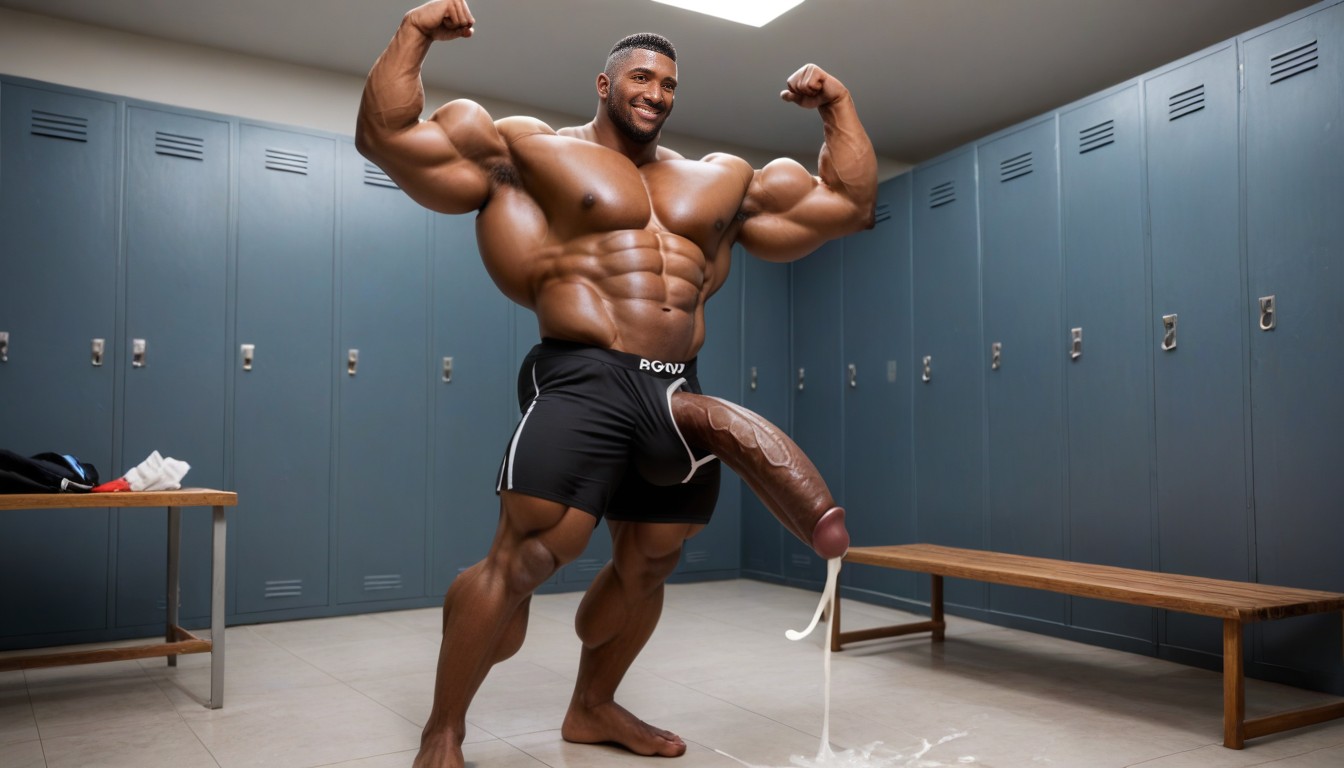 Full Body Length, Massive Pecs, Gigantic AI Gay Porn