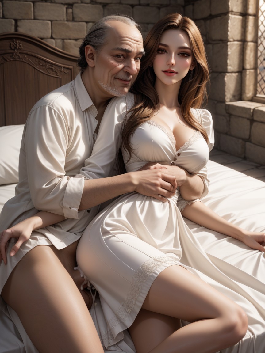 Long Legs, Hug, Tall AI Porn