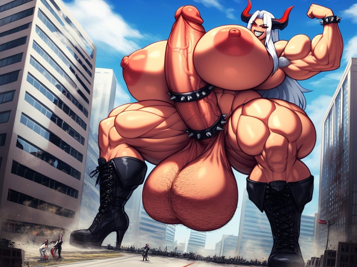 Double Cock, Evil Grin, Fucking Building Porno shemale IA