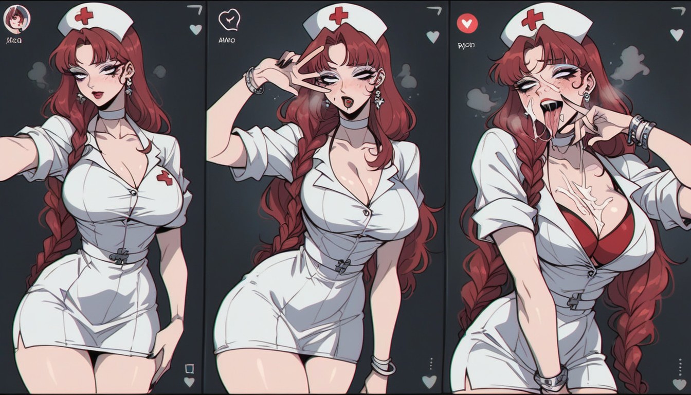Thick Eyeliner, Hard Shadow, Shaved Pussy Hentai AI Porn