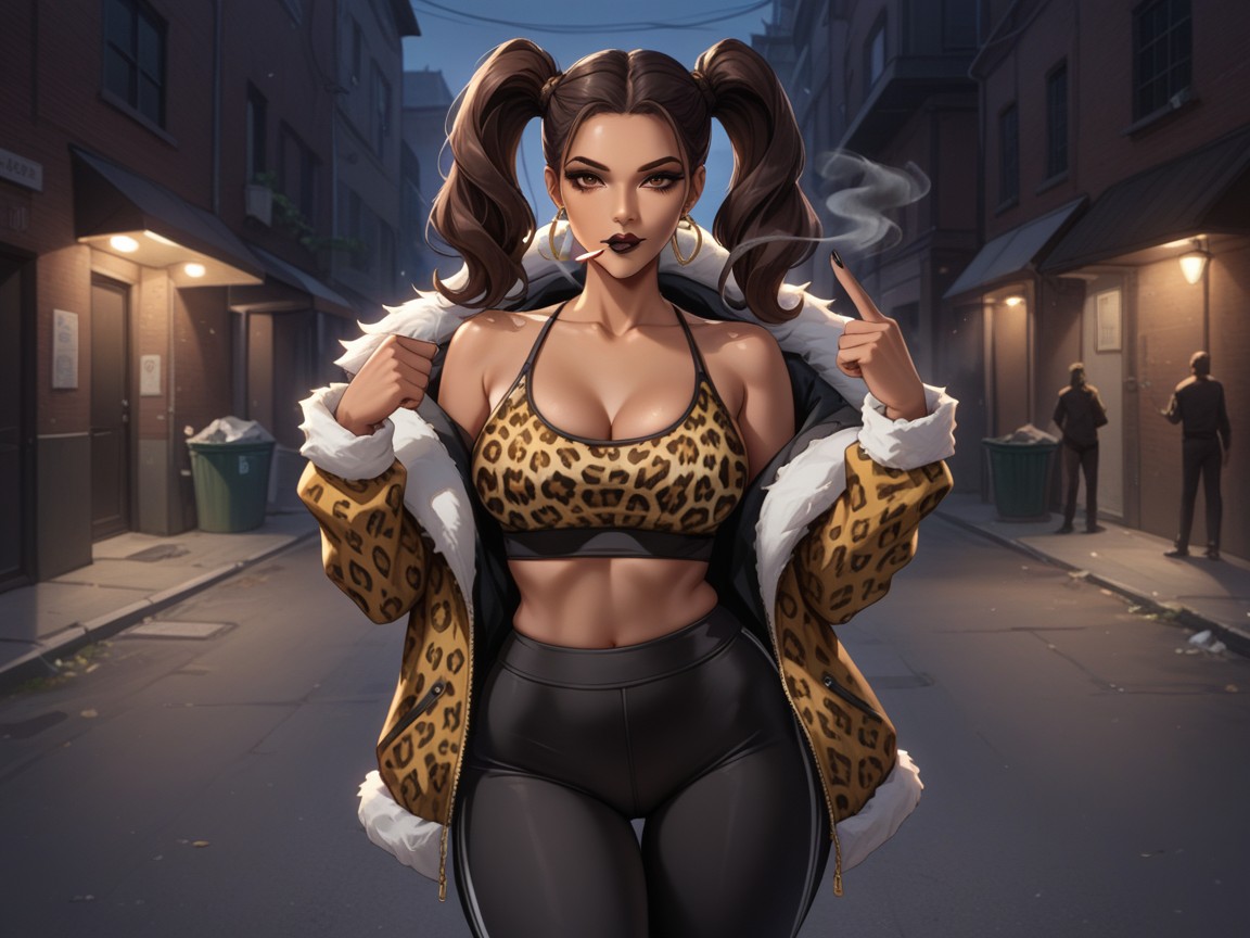 Latina Prostitute, Legs, Afterimage Hentai AI Porn