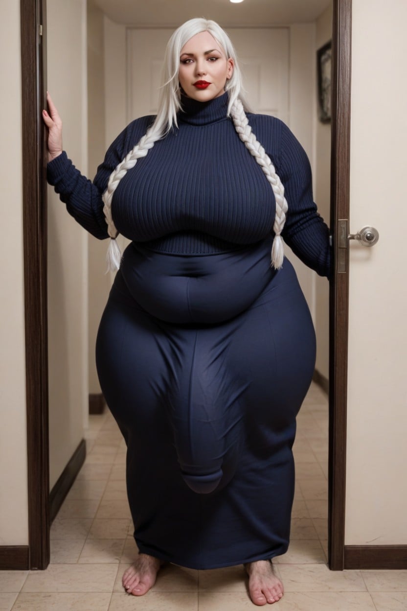 Gigantic Saggy Breast, Ssbbw, Extremely Large Ass Shemale AI Porn