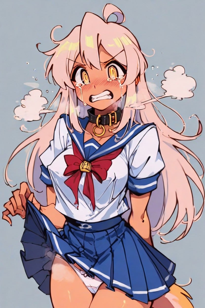 Restrained, Thighs Restraints, Erect Nipples Hentai AI Porn
