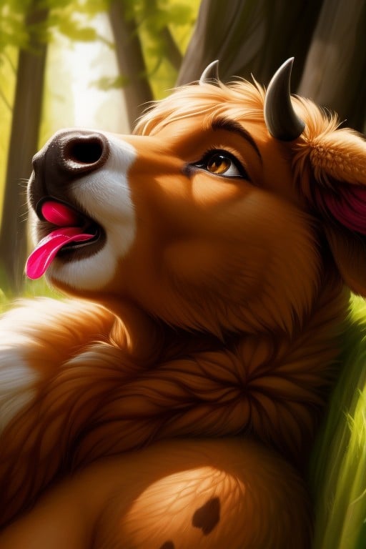 Photorealistic, Depth Of Field, An Expression Of Ecstasy On Her Face High Definition Furry AI Porn