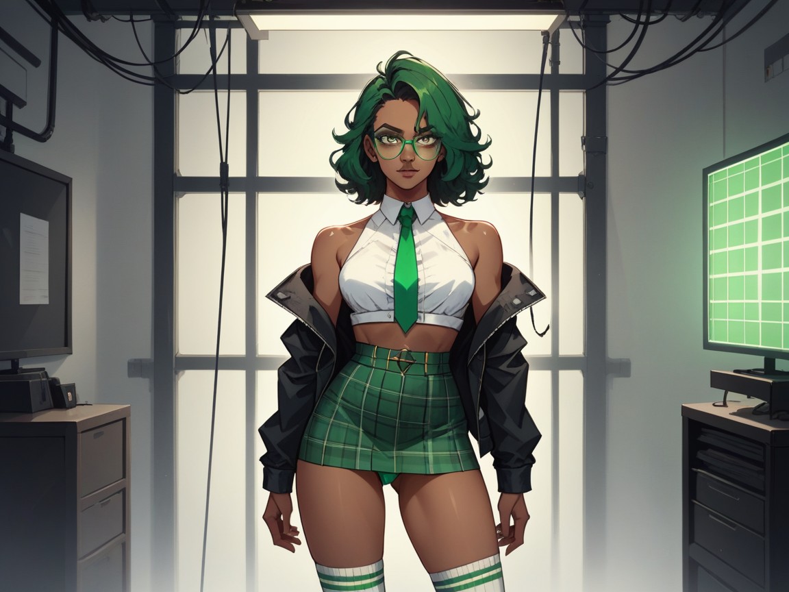 Squared Breast Width, Asymmetrical Breasts, Chest And Hips Proportionate Hentai AI Porn