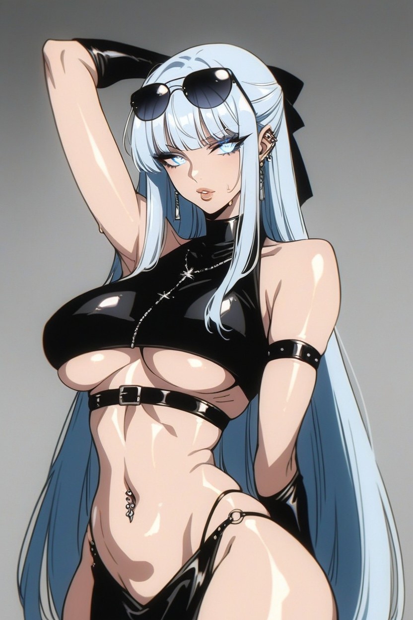 Japanese, Glowing Eyes, Tall Hentai AI Porn