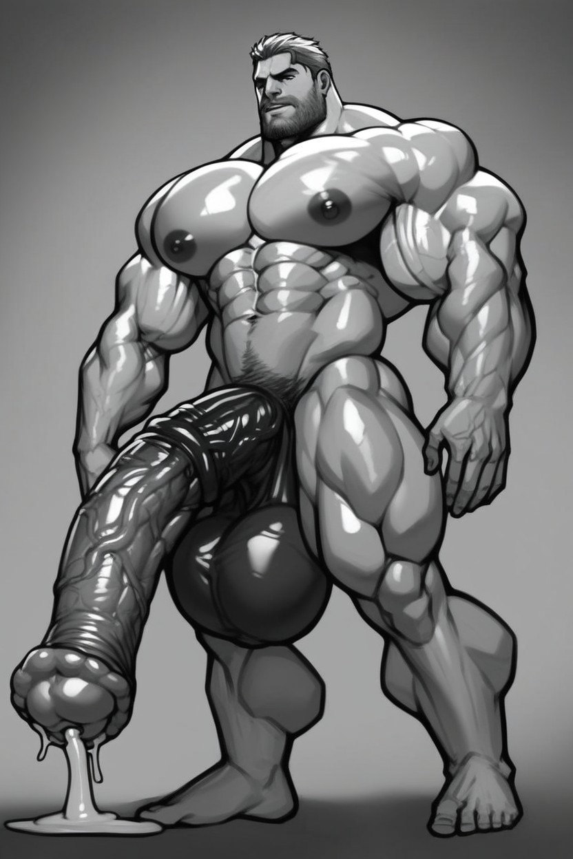 Hyper Cock, Urethral Penetration, Extreme Girth AI Gay Porn