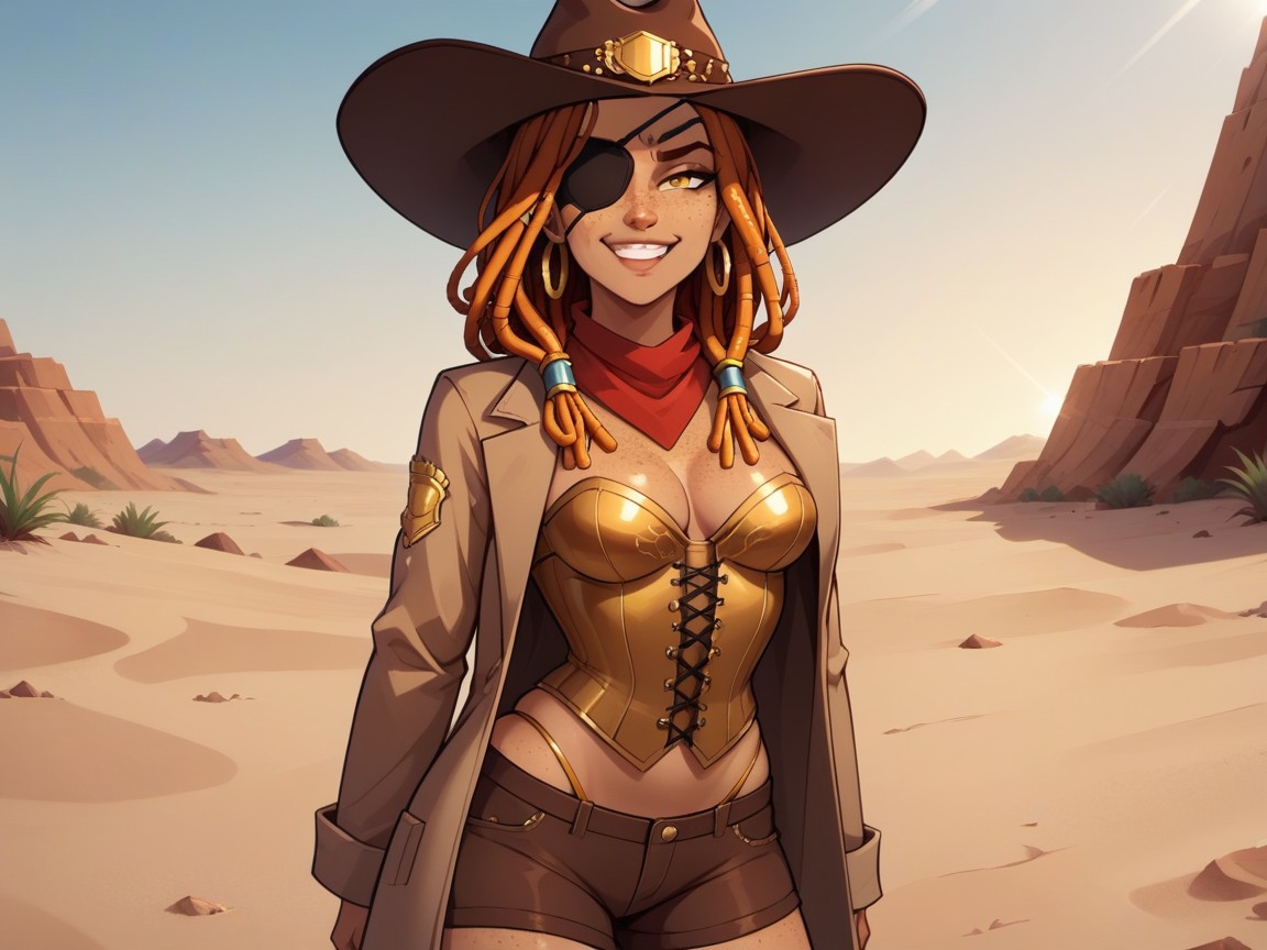 Freckles On Breasts, Shoulder Width, Rounded Thighs Hentai AI Porn