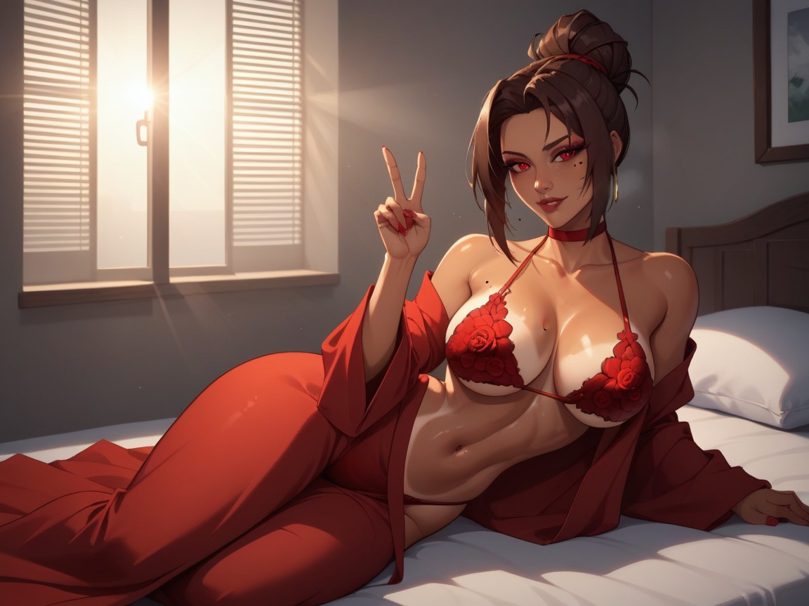 Breast Implants, Perfect Face, Tall Model Hentai AI Porn