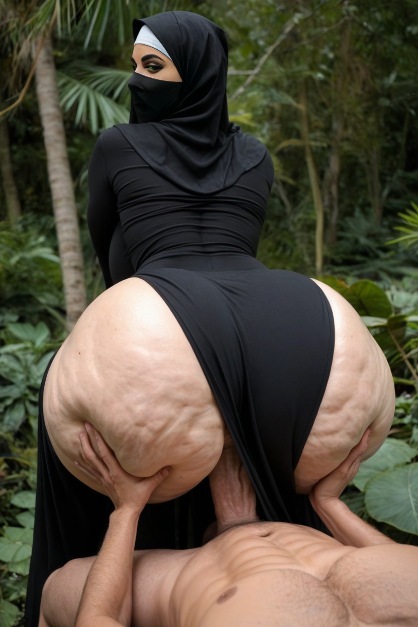 Woods, Hyper Ass, Fucking Her Ass AI Porn