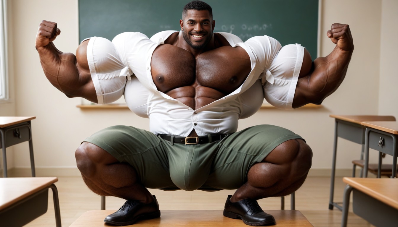 African, 18+, Smiling Arrogantly AI Gay Porn