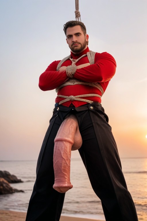 Pony Cock, Red Hair, Arms Crossed AI Gay Porn