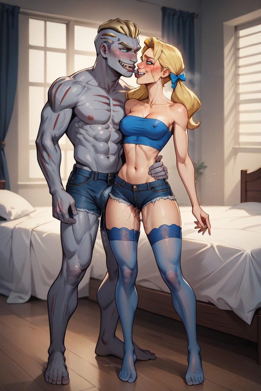 Highly Detailed Face, Disney Art Style, Tiptoes AI Porn