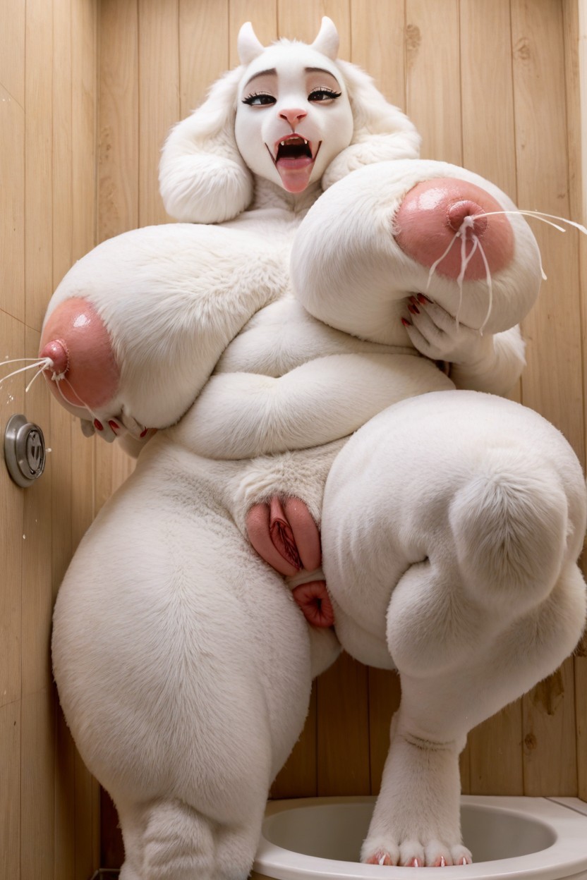 Award Winning Photo, Toriel From Undertale, Perfect Eyes AI Gay Porn