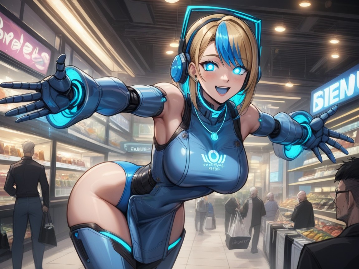 Breast Width, Neon, Depth AI Porn