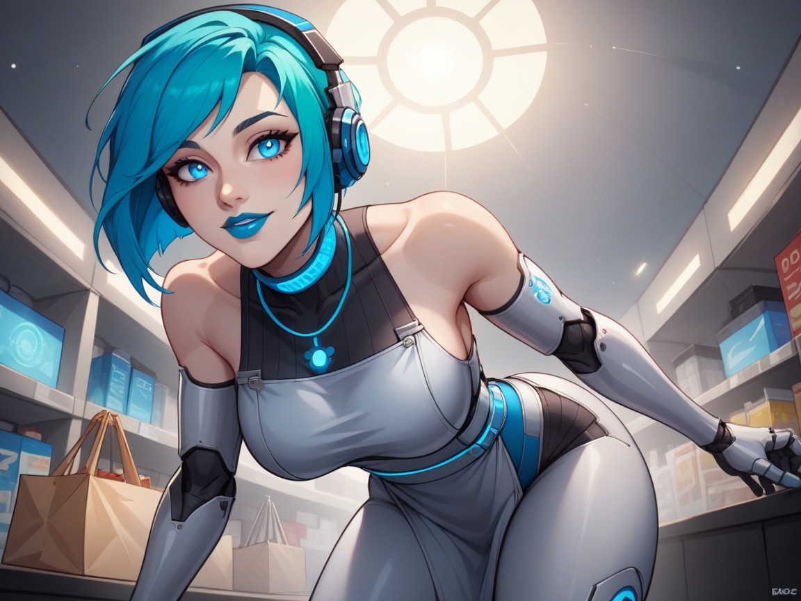Blue Hour, Breast Width, Silver Apron Hentai AI Porn
