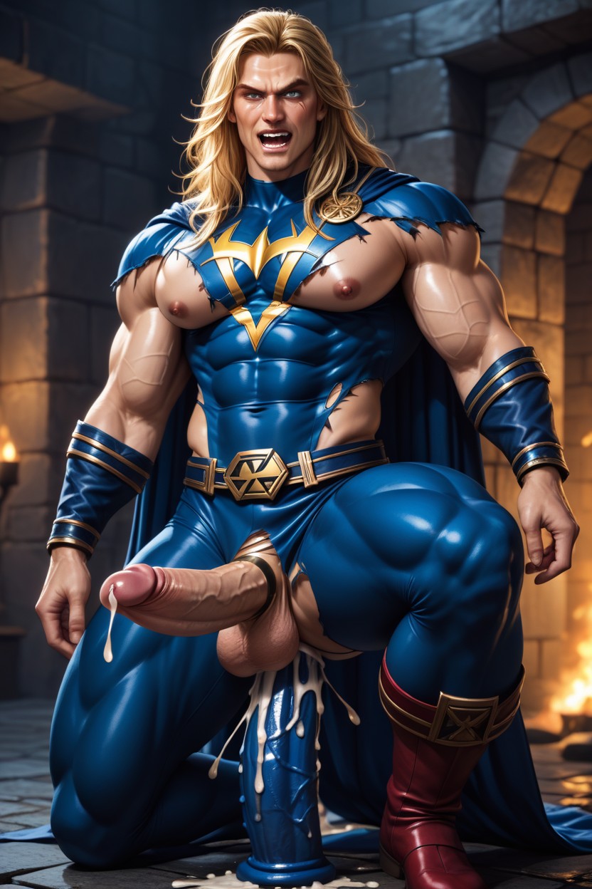 Cumshot, 20+, Pecs AI Gay Porn