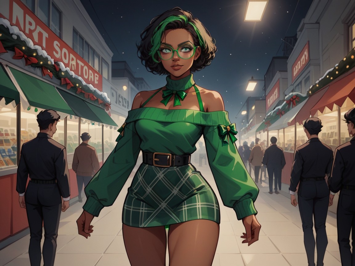 Ass Proportionate To Hips, Squared Breast Width, Ultra Detailed Clothes Hentai AI Porn